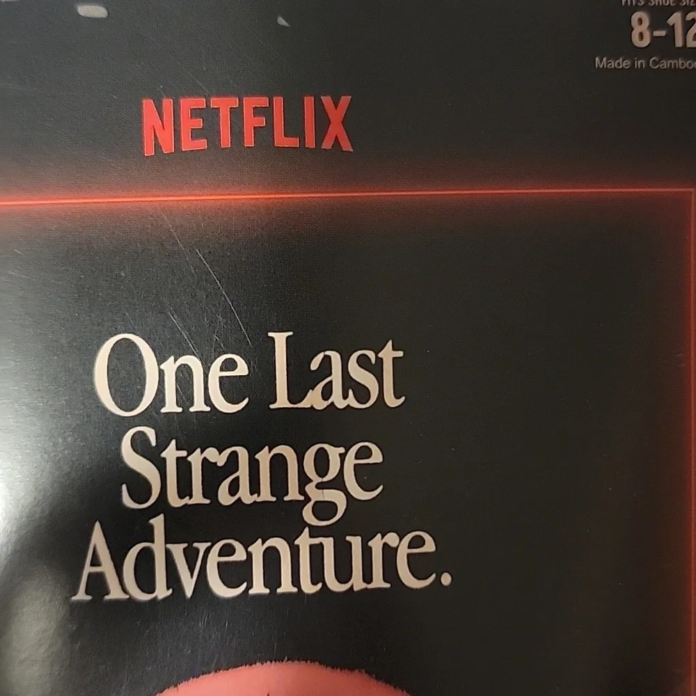 Netflix Stranger Things VHS Boxed Crew Socks Set
